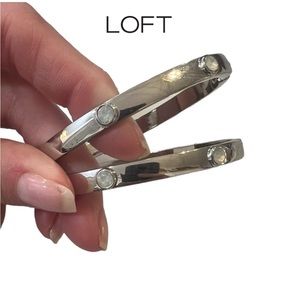 NWT Loft Silver Bracelets Set of 2